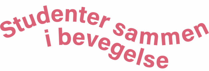 Studenter sammen i bevegelse 